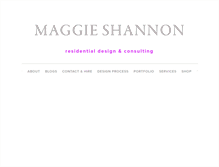 Tablet Screenshot of maggie-shannon.com